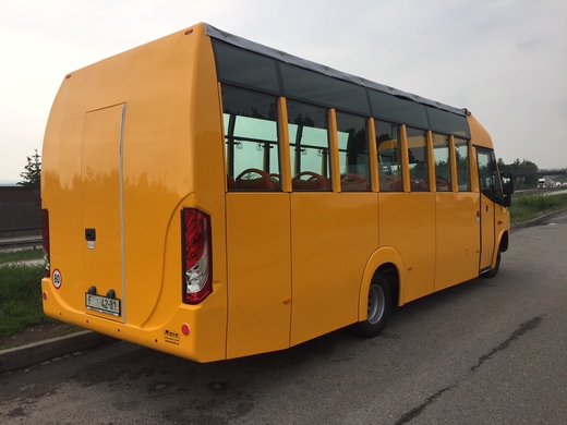 hotový autobus před předání zákazníkovi