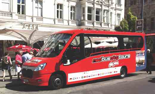 vyhlídkový autobus otevřený, shrnovací střecha